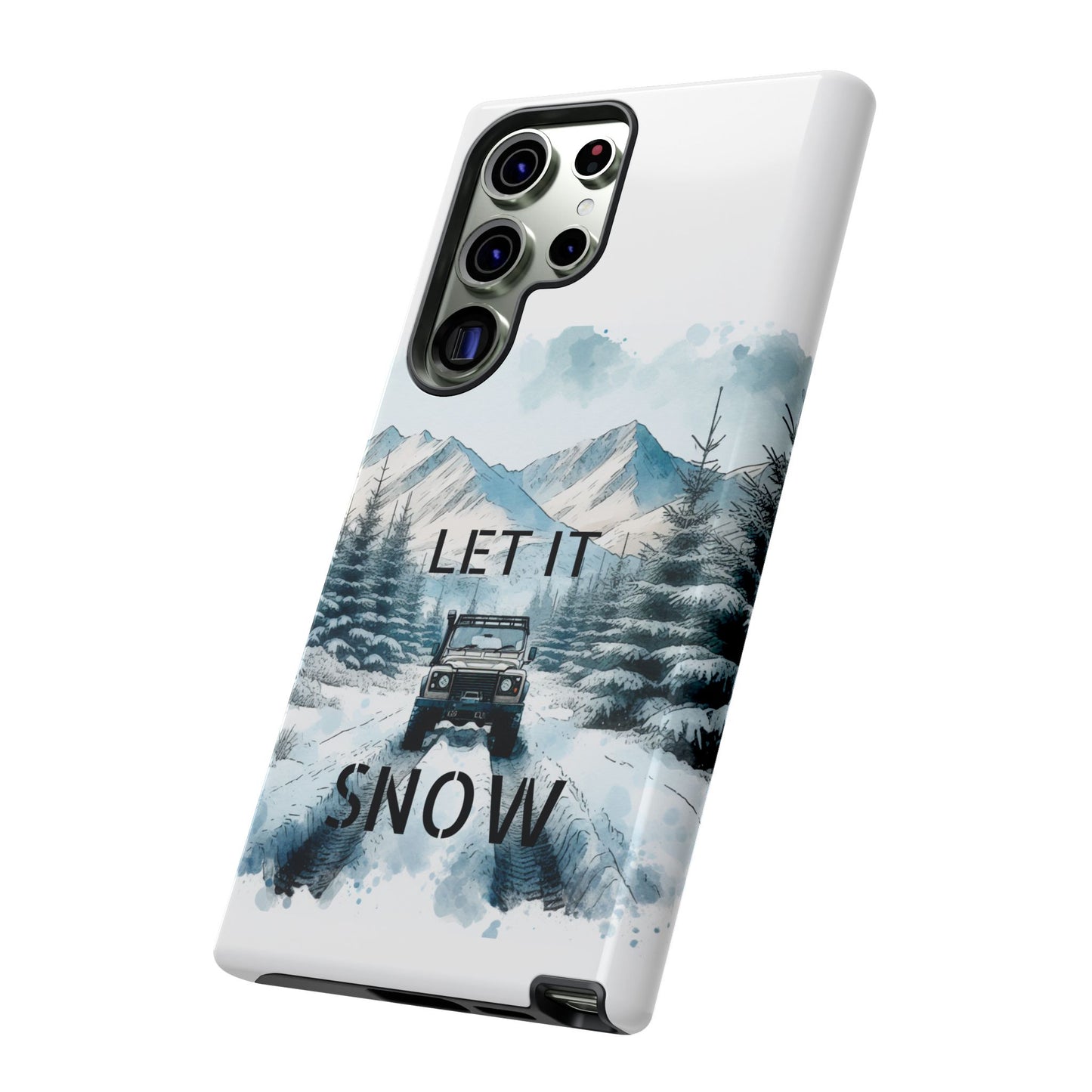 Let it SNOW! for HIM - Dual Layer Case, soft case hard shell for Samsung Galaxy S24/23/22/21