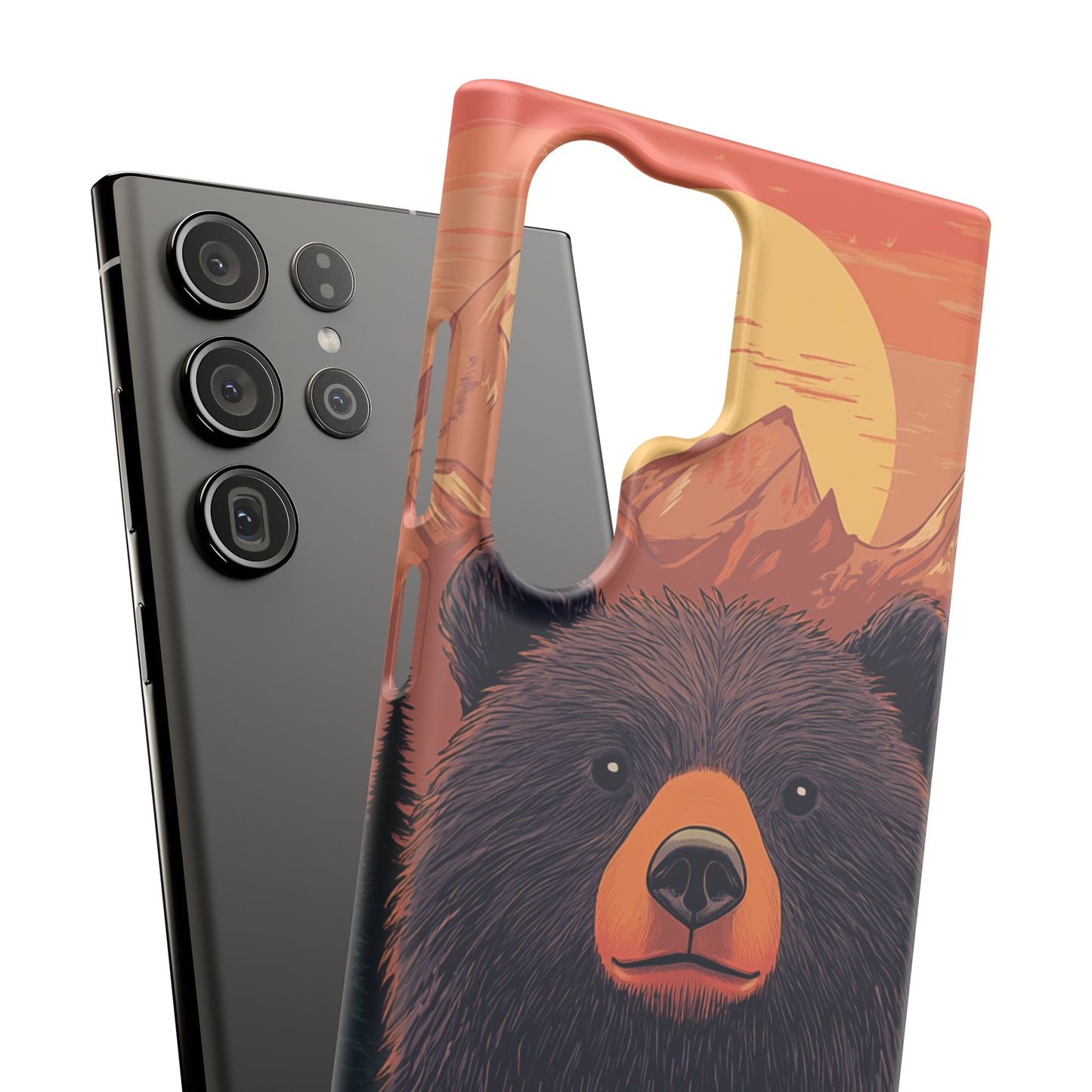 Retro Bear - Snap Case for Samsung Galaxy S24 to S22 al models